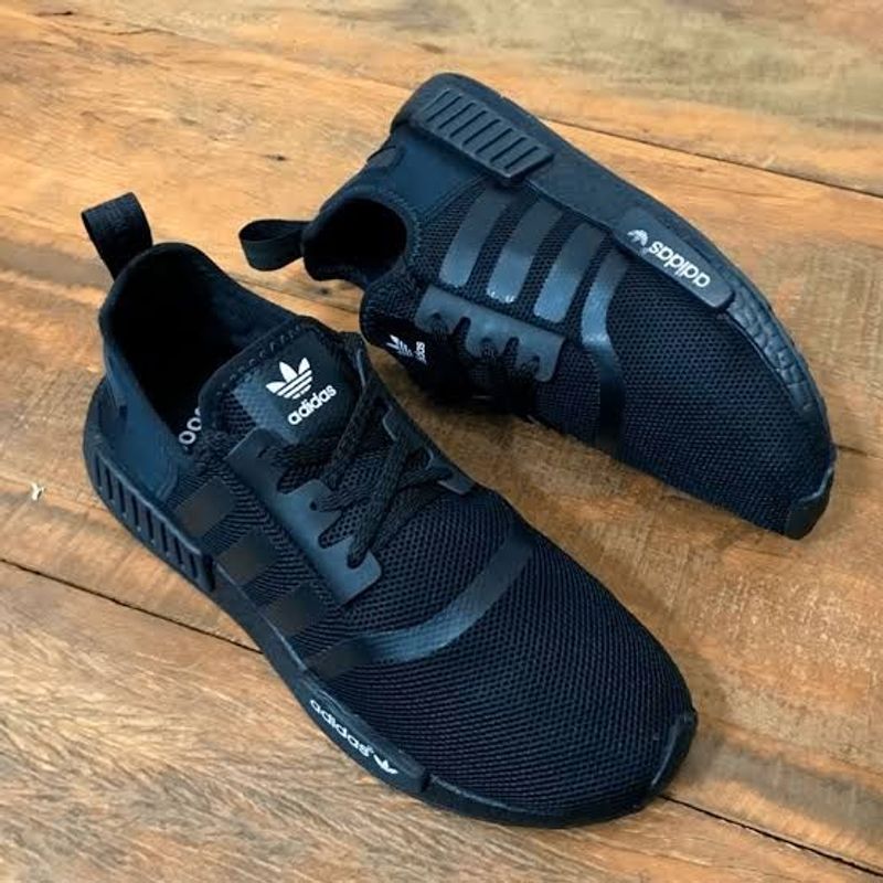 Adidas nmd hot sale feminino preto