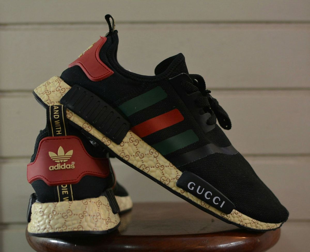 nmd gucci preto