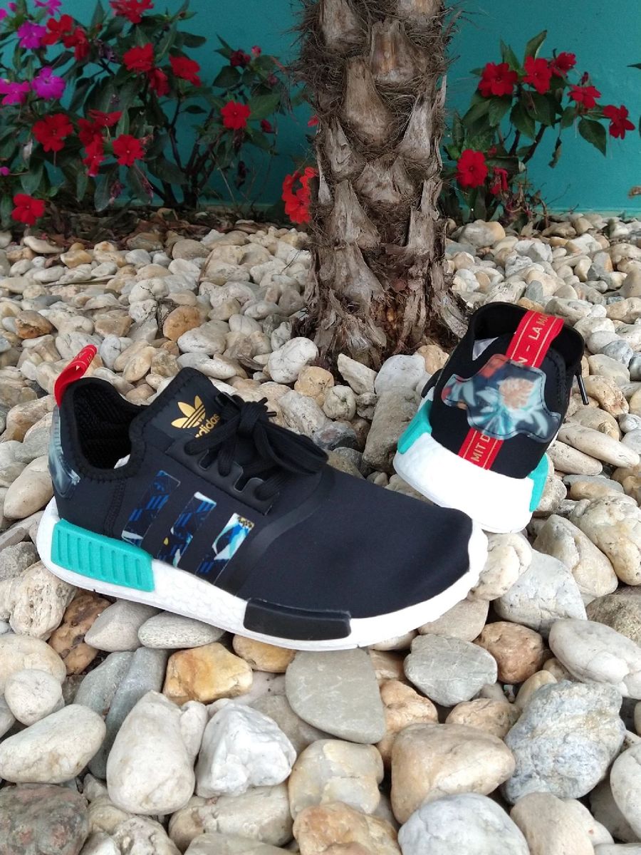 T nis Adidas Nmd Her London Collab Boost Preto Floral Dswt Exclusivo T nis Feminino Adidas Usado 65817684 enjoei