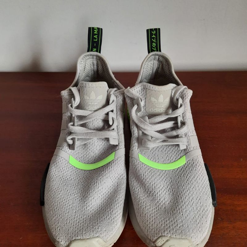 Tenis Adidas Nmd R1 Cinza com Verde Masculino Tam 40 Tênis Masculino  Adidas Usado 100635334 enjoei