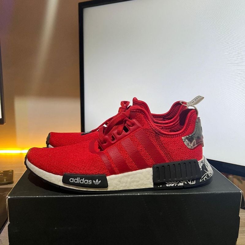 Adidas nmd vermelho on sale replica