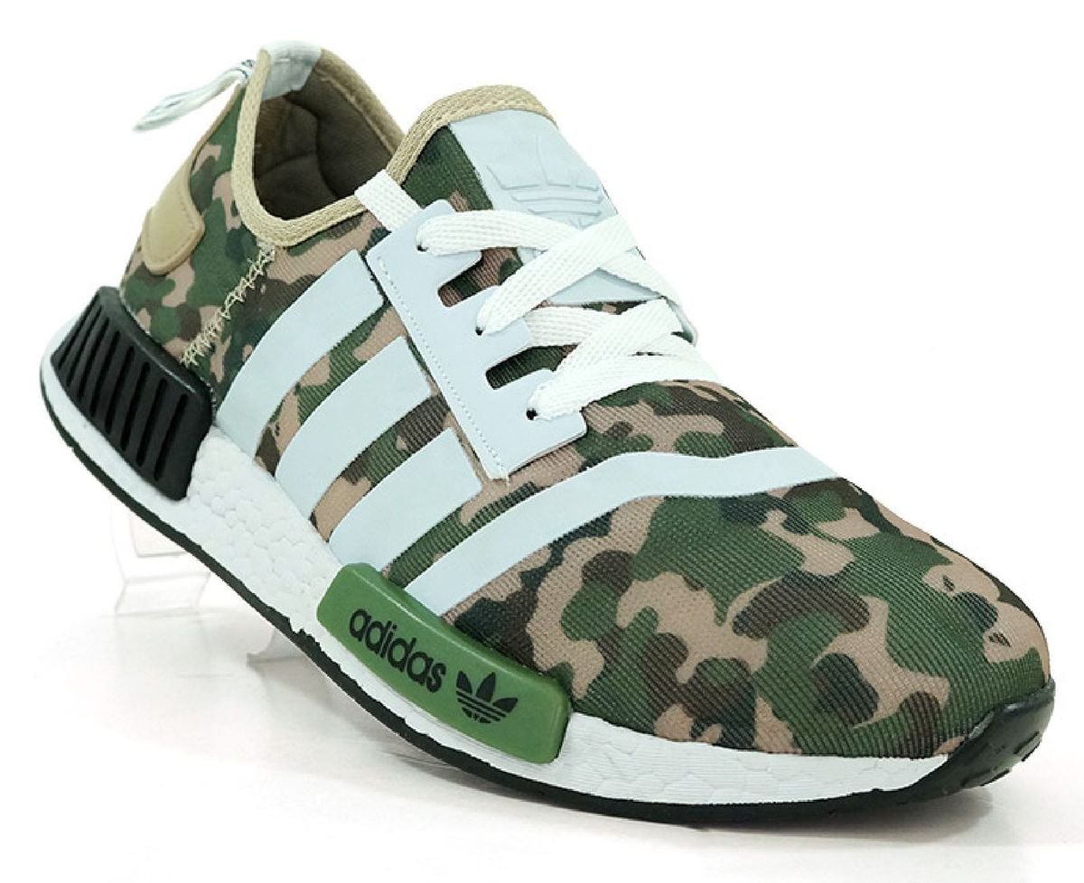 tenis camuflado da adidas