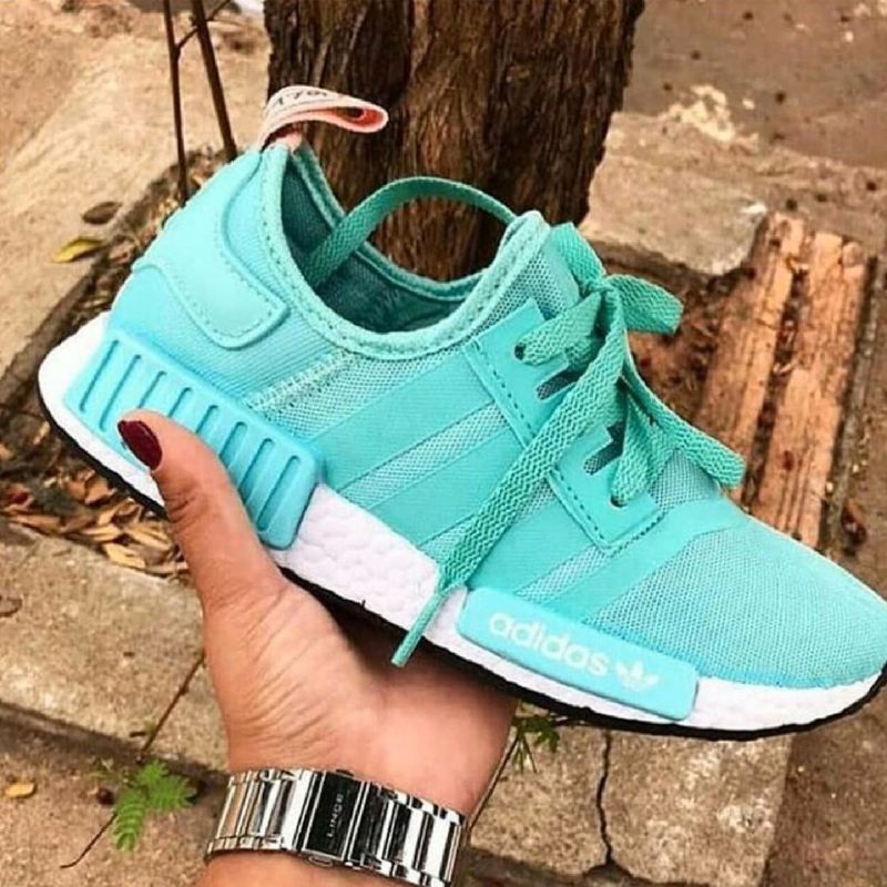 Tênis feminino adidas 2025 nmd trail verde água