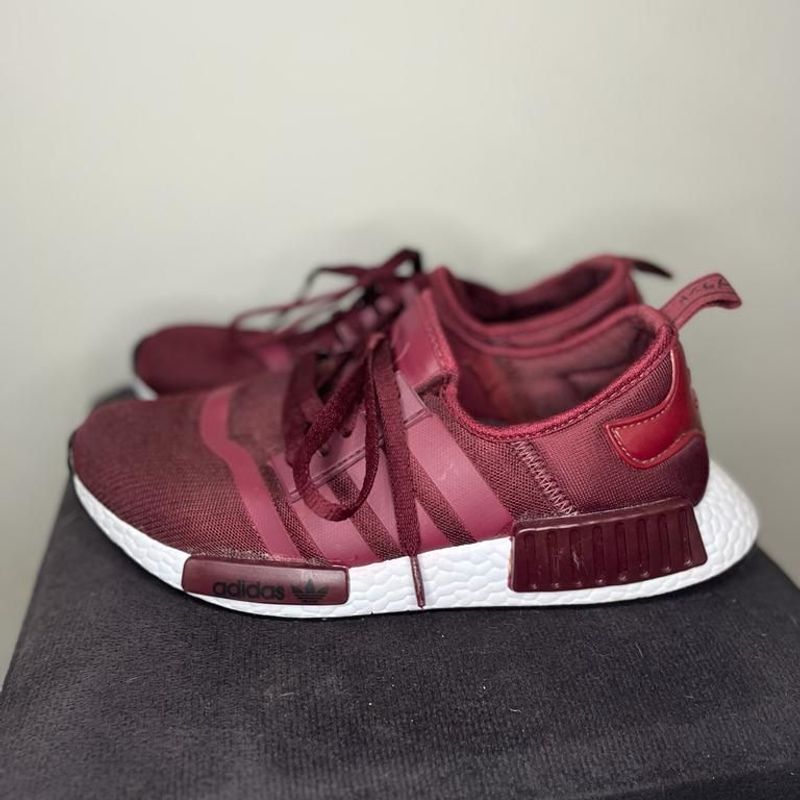 Adidas nmd clearance feminino bordo