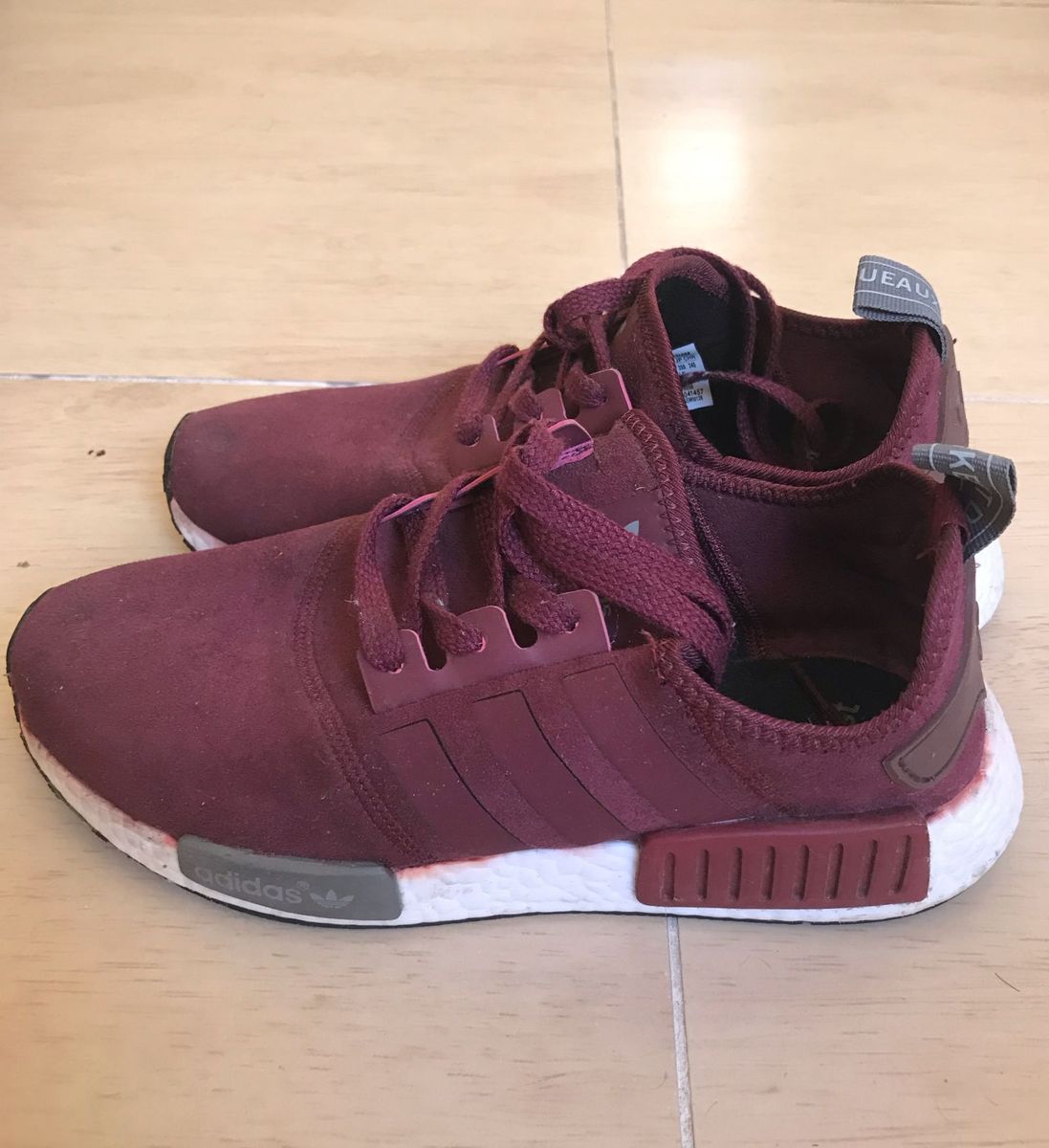 adidas nmd vermelho vinho