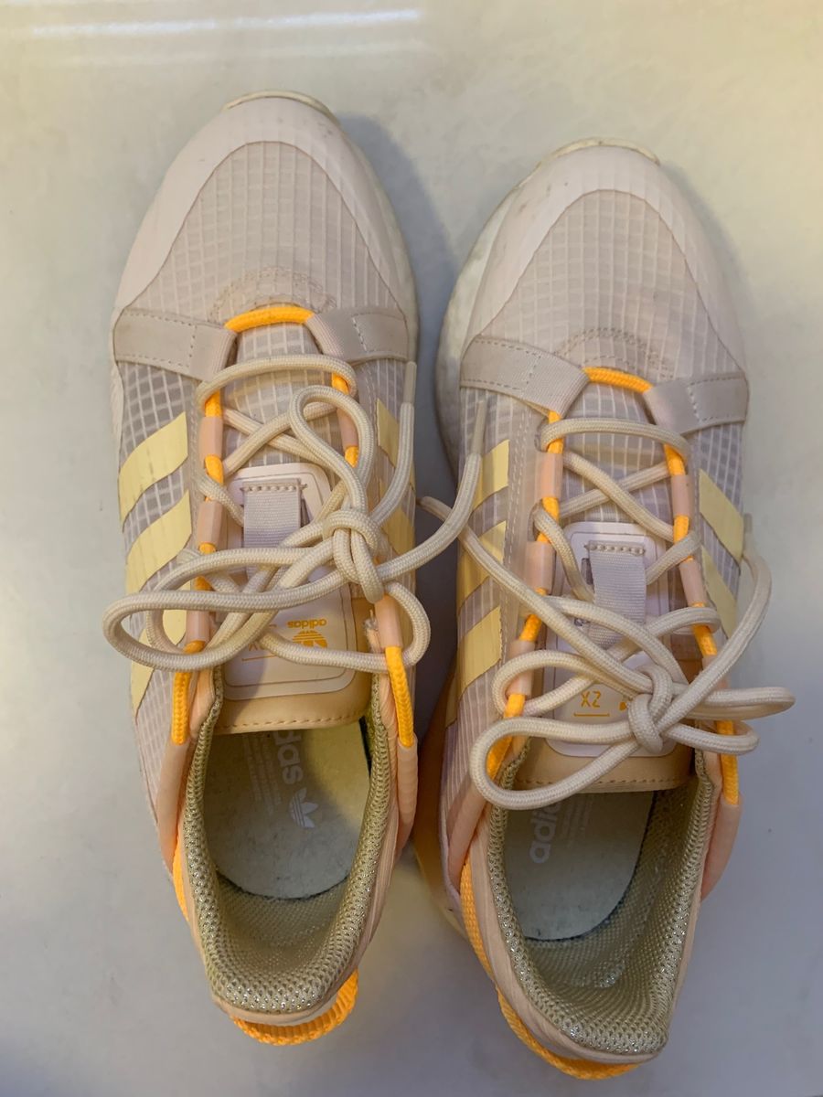 Tenis Adidas Numero 36 Branco e Amarelo Adidas Usado 84556540 enjoei