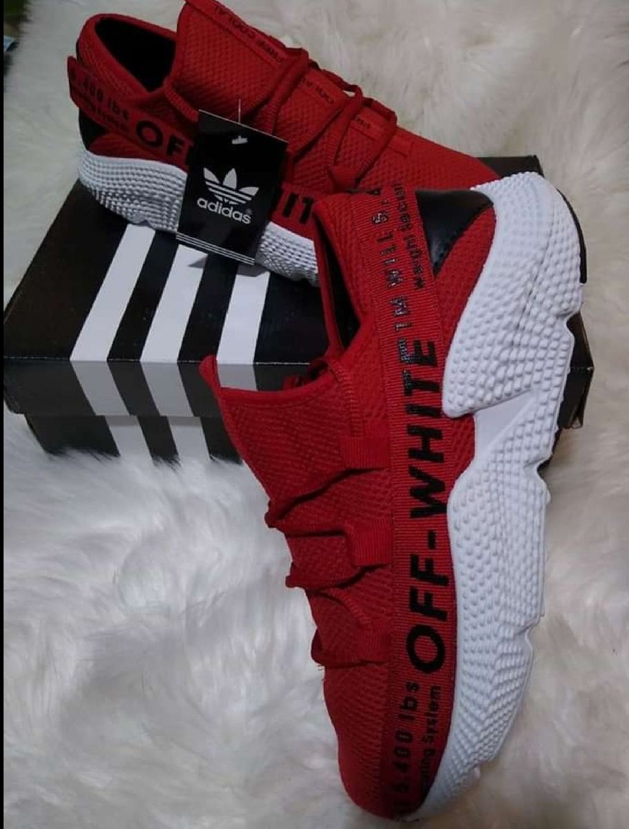 tenis off white vermelho