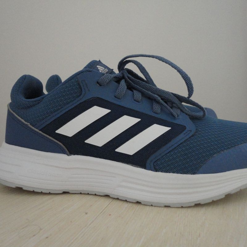 Tenis adidas best sale cloudfoam azul