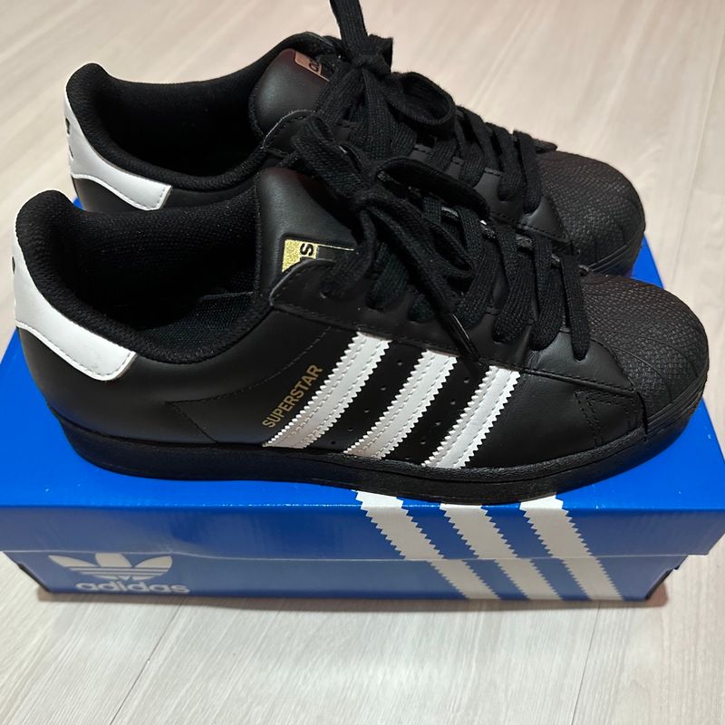 Tênis Adidas Super Star Branco Preto, Tênis Feminino Adidas Nunca Usado  40290063