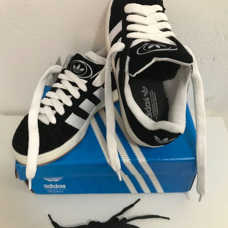adidas gazelle silver green womens Tênis Adidas Campus 00s Black White Gum Preto por R$ 699,99 em até 10x main image 1