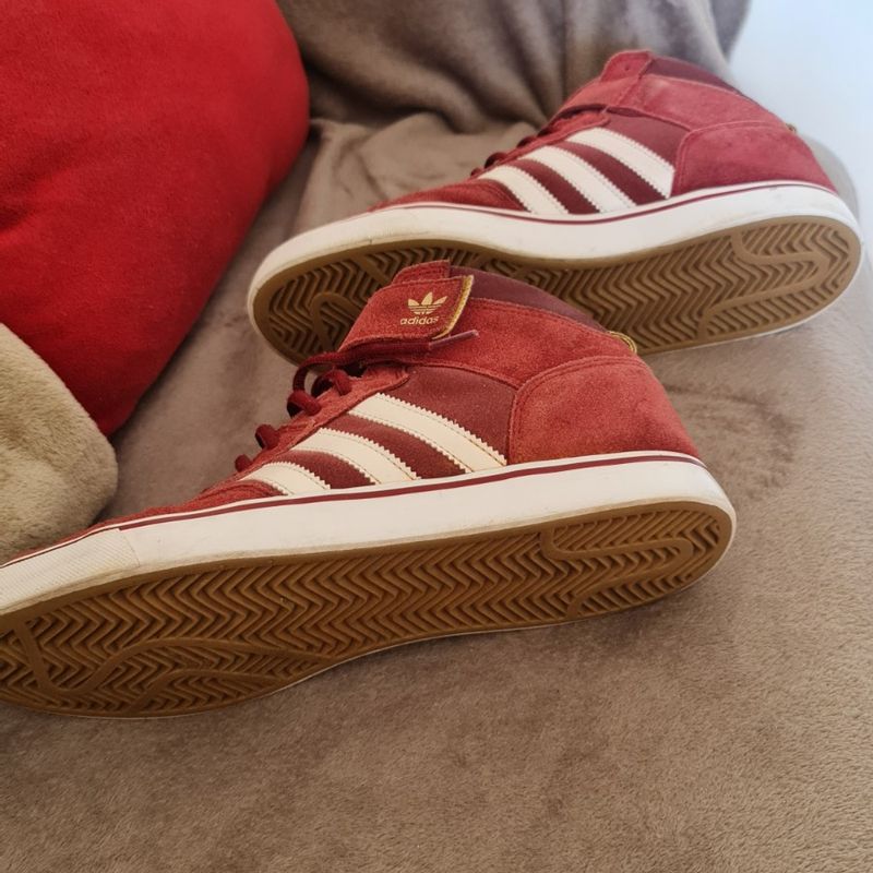 Tênis Adidas Originals Cano Alto Vinho Tam 42 Tênis Masculino