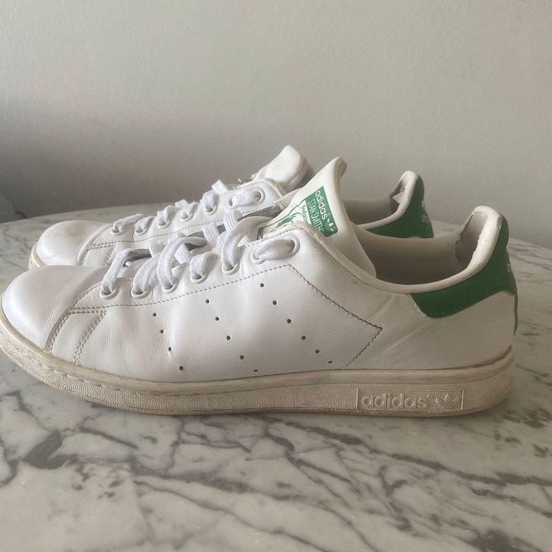 Tênis couro adidas outlet originals stan smith verde