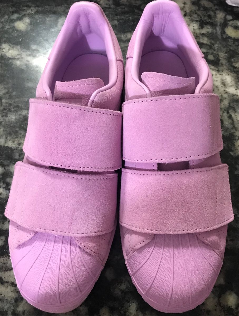tenis adidas superstar lilas