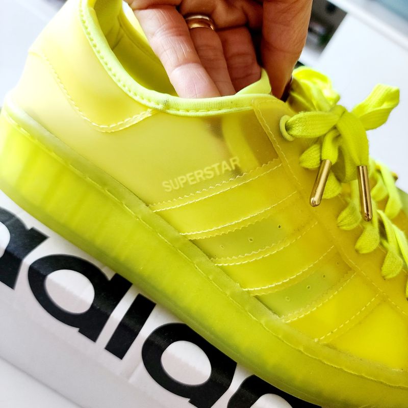 Adidas superstar hotsell bold verde