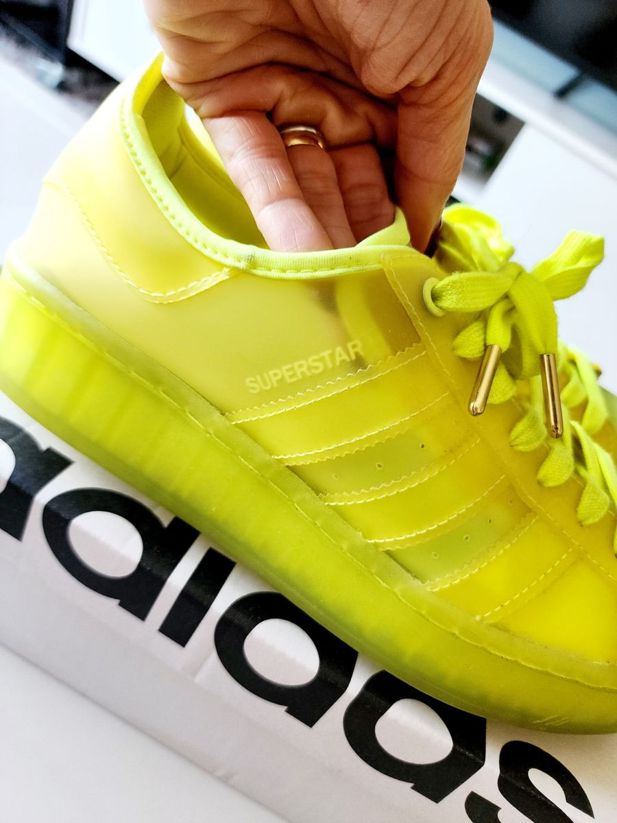 Adidas on sale superstar neon