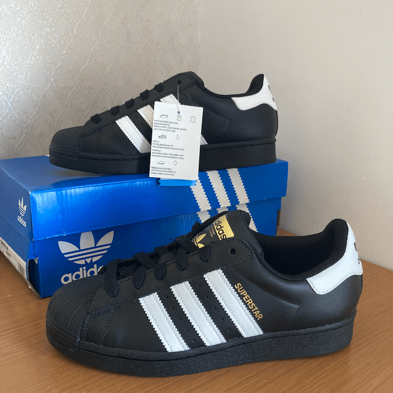 Tenis Adidas Originals Superstar Preto Tendencia | Tnis Feminino Adidas  Nunca Usado 99321080 | enjoei