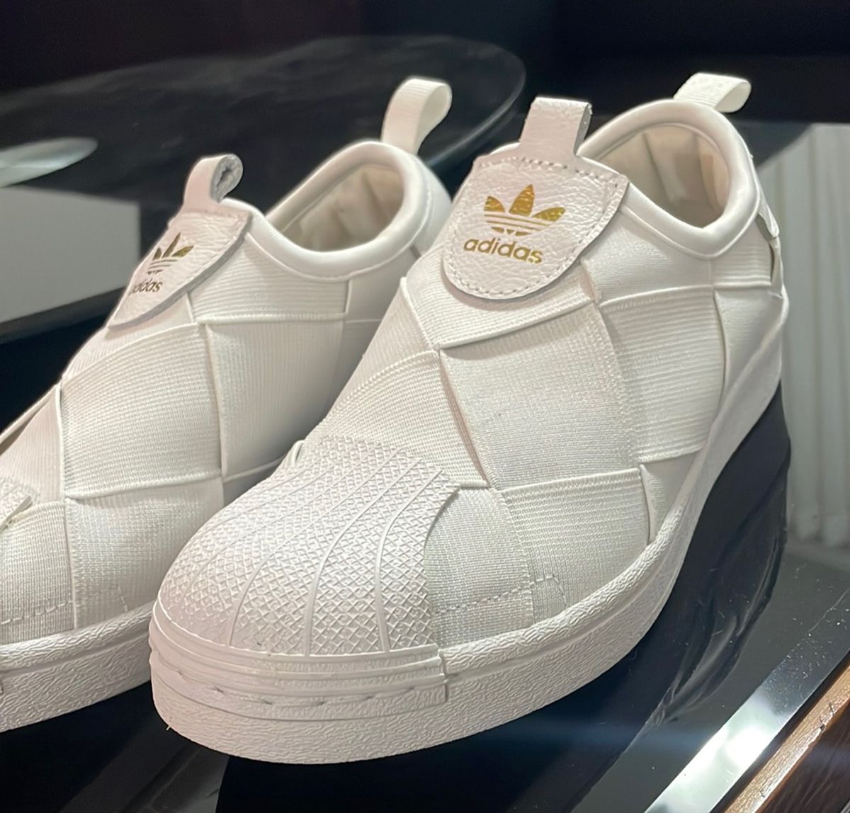 adidas originals superstar slip on mens purple