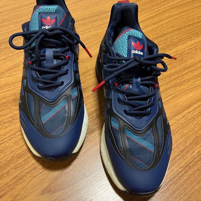 Tênis Adidas Originals Zx 2k Boost 2.0 Azul - 39 Br | Adidas Usado