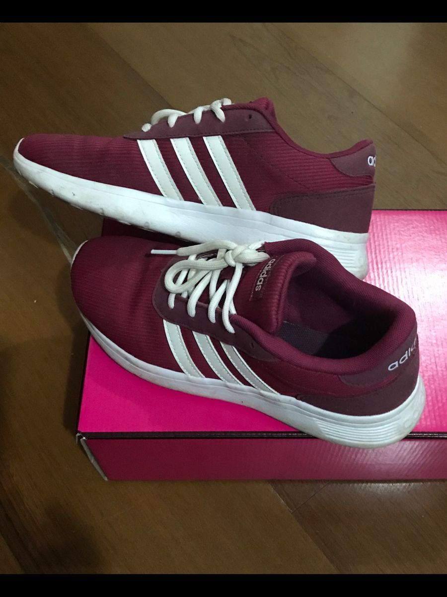 Tenis Adidas Ortholite Float, Original, Cor Vinho, Pouco Uso | TÃªnis Feminino Adidas Usado 