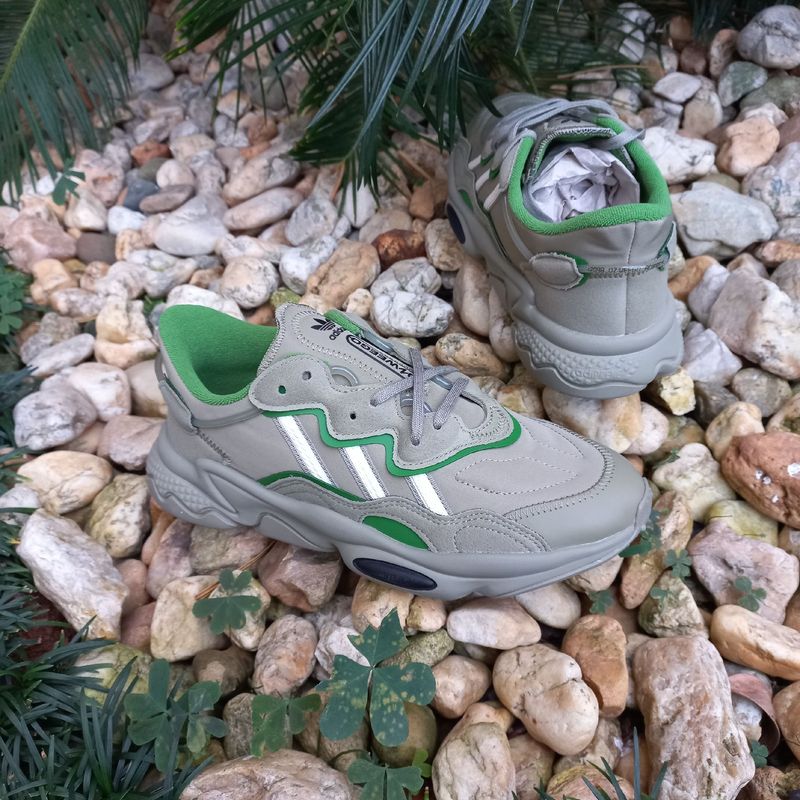 Adidas ozweego verde discount militar