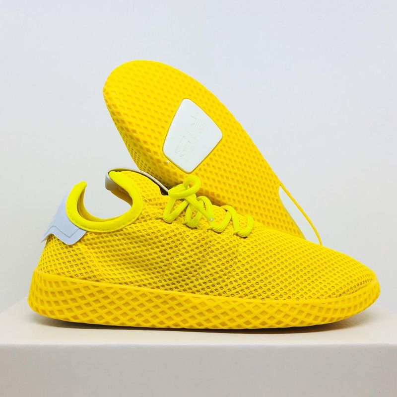 Tenis adidas pharrell hot sale williams hu amarelo