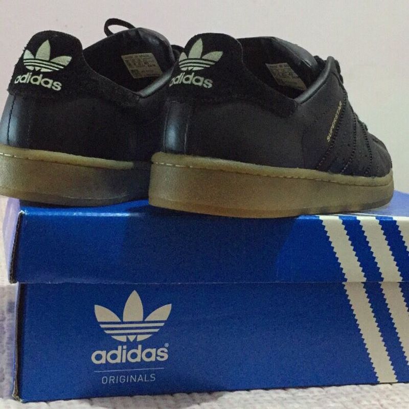 Tênis Adidas Superstar W Black Gum Tênis Masculino Adidas Usado