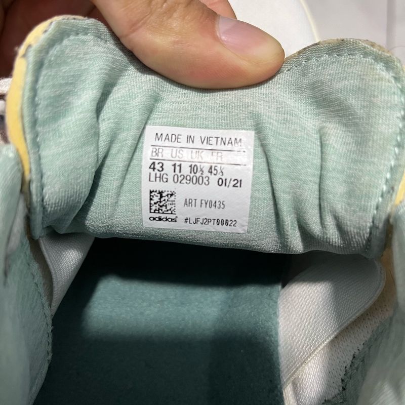 Tênis Adidas Puig Primeknit Primeblue Branco 43 Adidas Usado