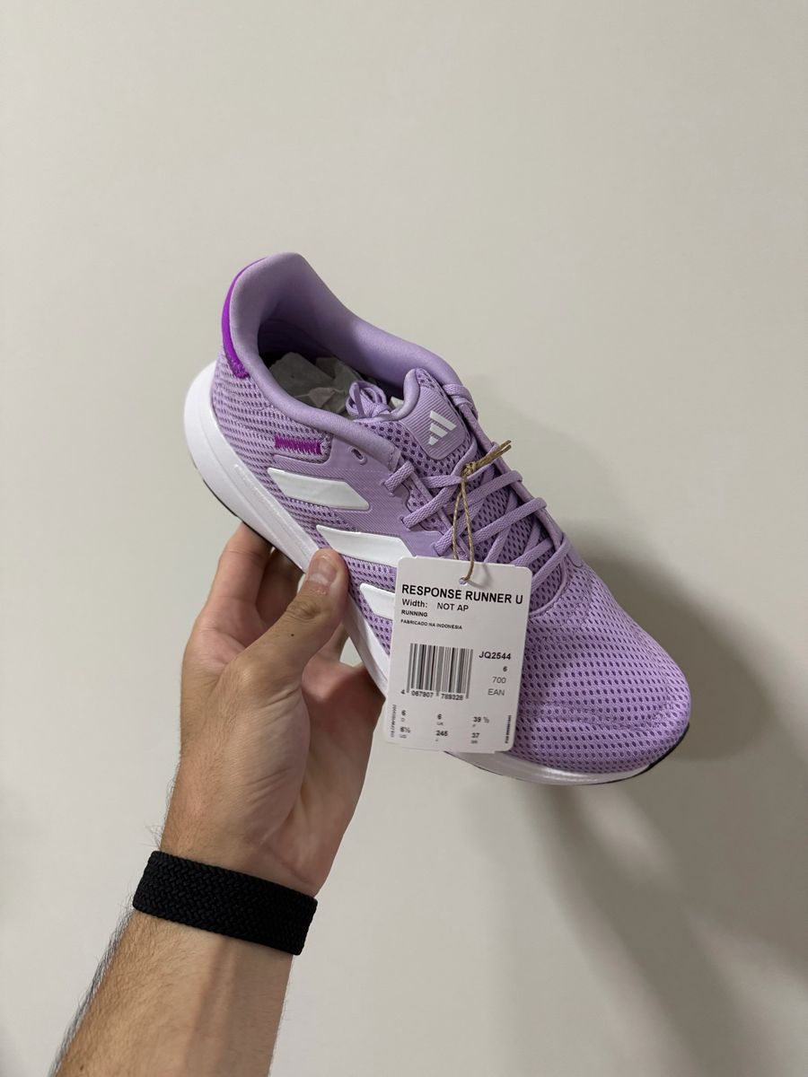 Tênis Adidas Response Runner U Roxo 37 | Tênis Feminino Adidas Nunca ...