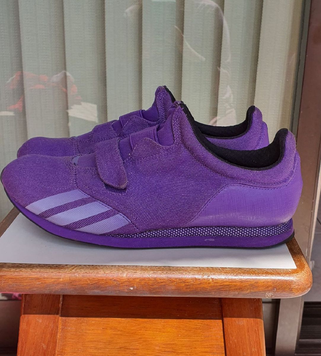 tenis adidas roxo cano alto