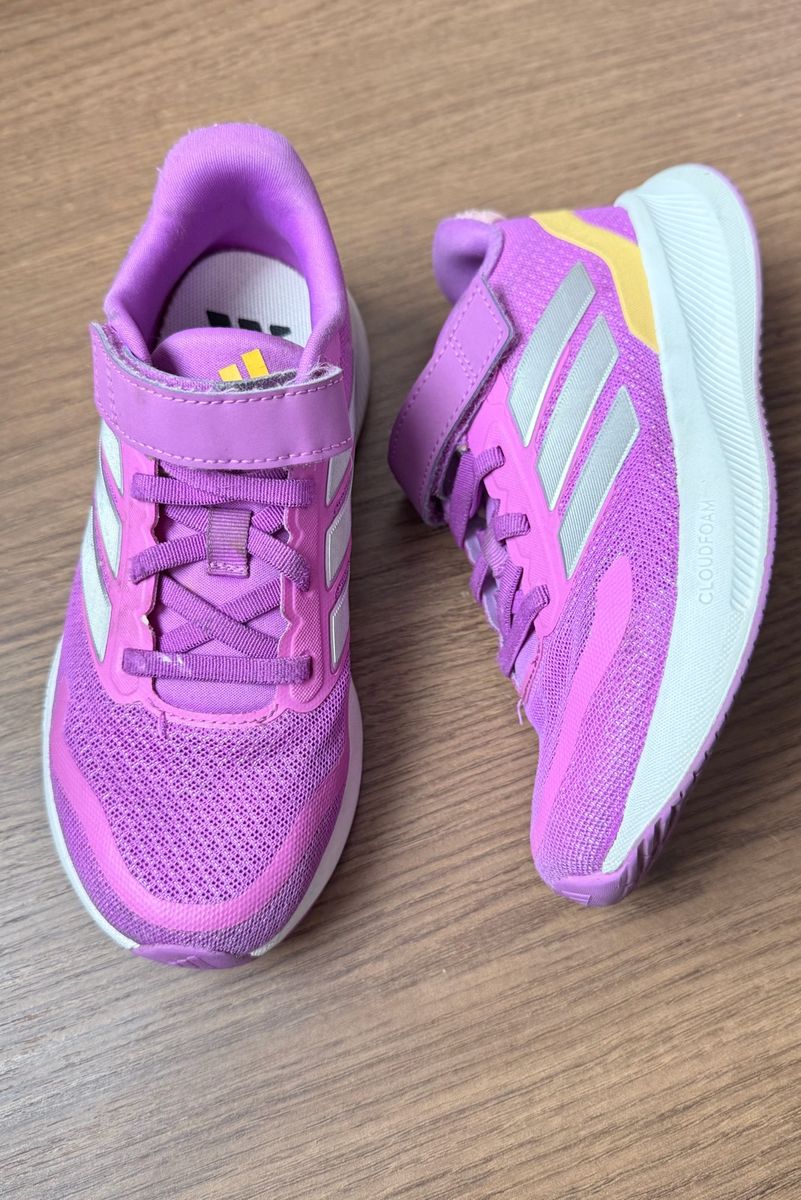 Tênis Adidas Run Falcon 5 Infantil Roxo 30 | Calçado Infantil para ...