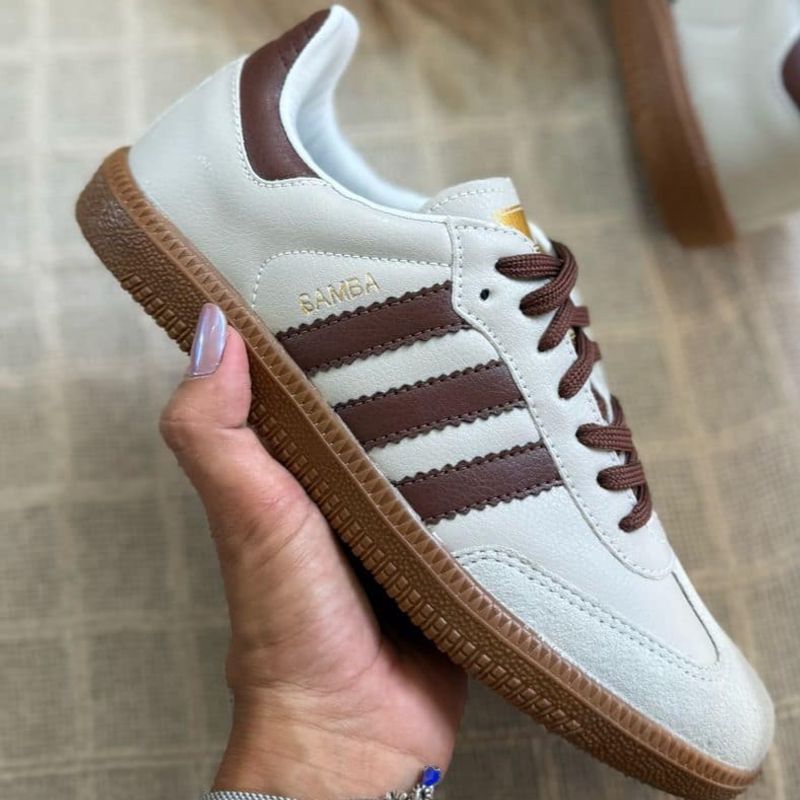 adidas gazelle silver green womens adidas x SFTM Samba LX Freizeit 'Coffee/Off White'