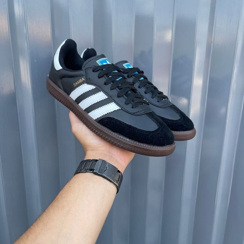 adidas gazelle silver green womens Tnis Feminino Adidas Samba Premium (EM COURO)