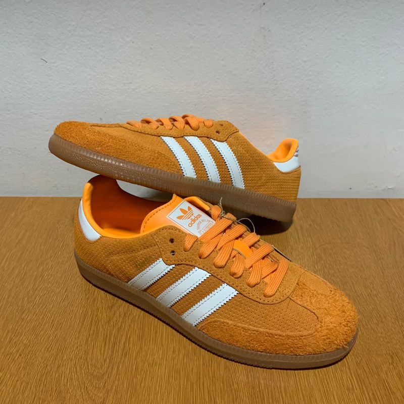 Adidas samba orange clearance femme