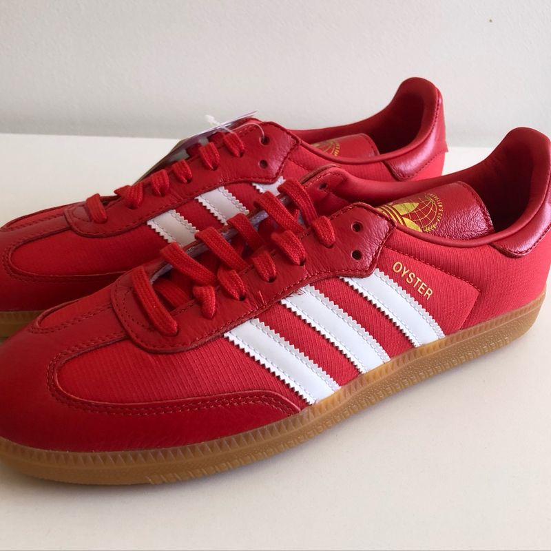 Tenis Adidas Feminino Samba Vermelho Tênis Adidas Samba Og Oyster