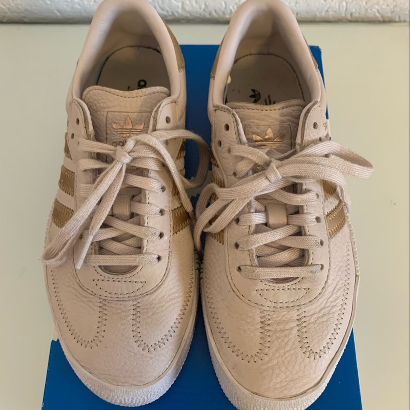 adidas gazelle silver green womens Tênis adidas Sambae Linen Gum Bege por R$ 1.649,99 em até 10x