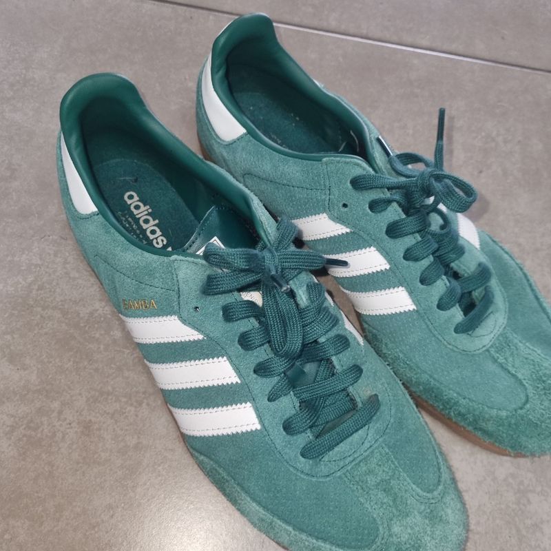 T nis Adidas Samba Verde 45 T nis Masculino Adidas Usado 88525633 enjoei