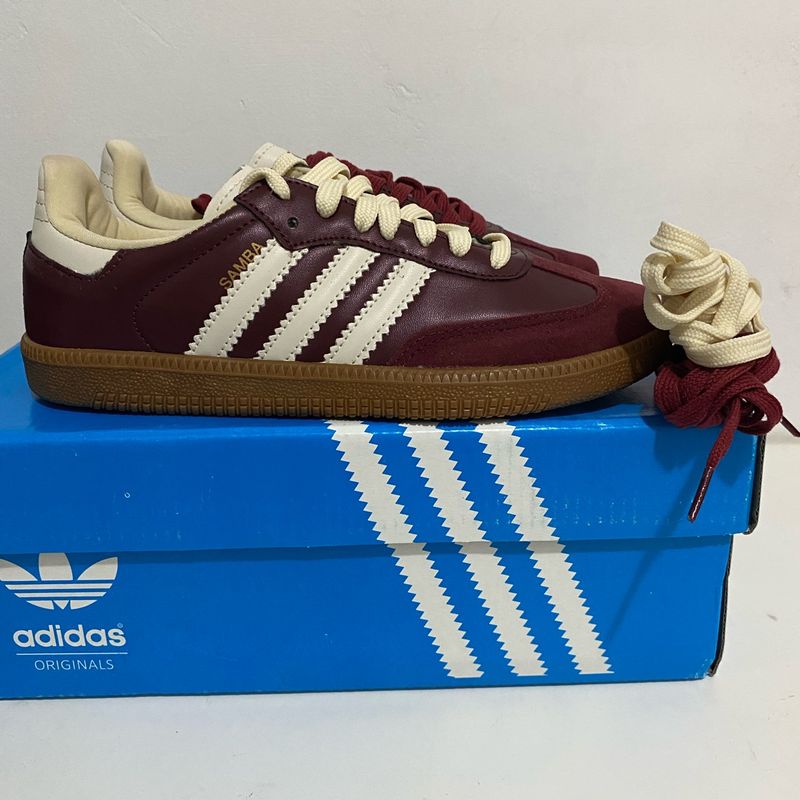 adidas gazelle silver green womens Adidas Samba Og Marron Sand Strata Pony Bordo  LOWBANK