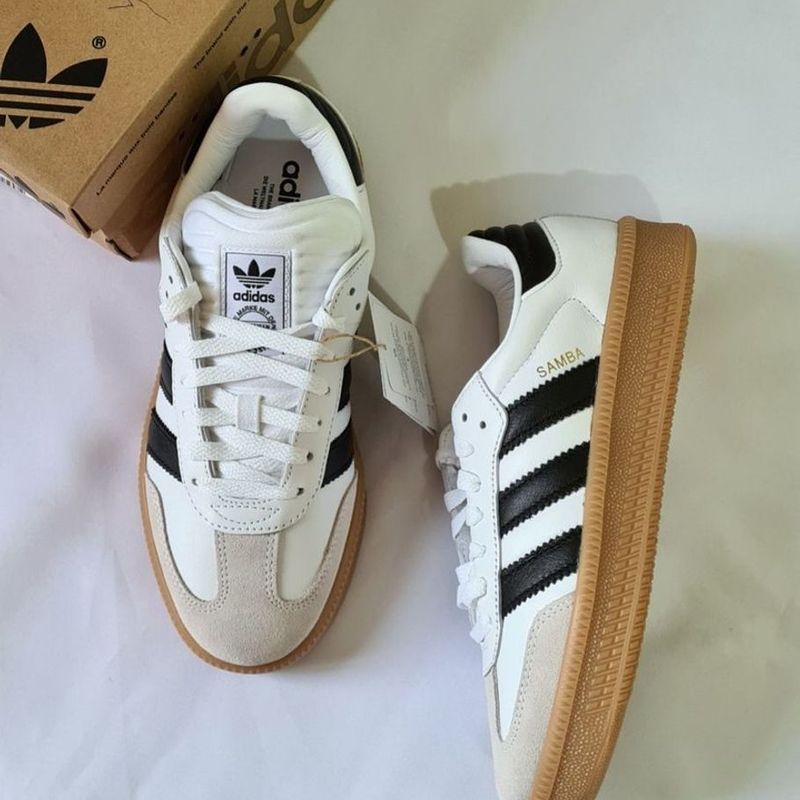 Tenis Adidas Samba Xlg Branco Preto 37 | Adidas Nunca Usado 106977641 |  enjoei