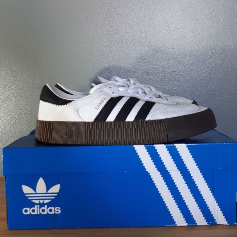 Adidas sambarose hot sale branco