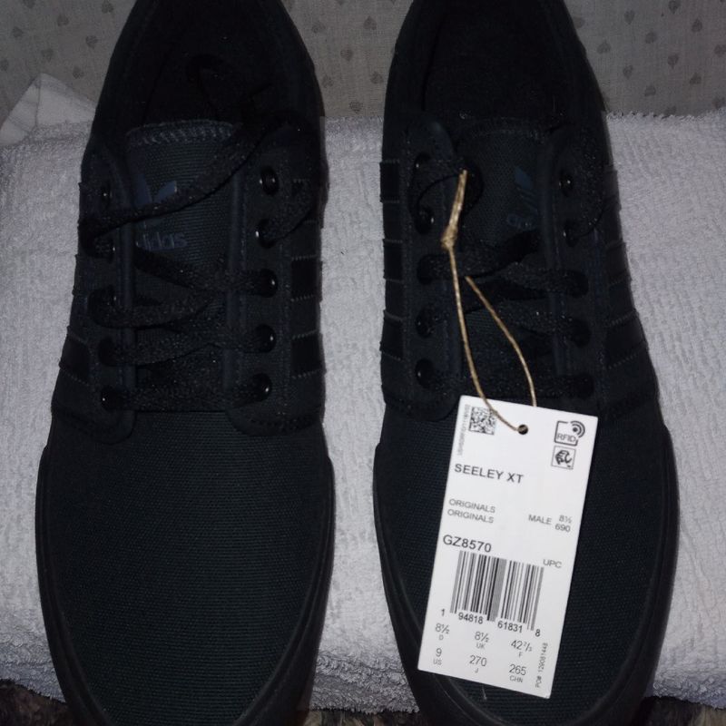 Tênis Adidas Seeley Todo Preto, Adidas Nunca Usado 91109635