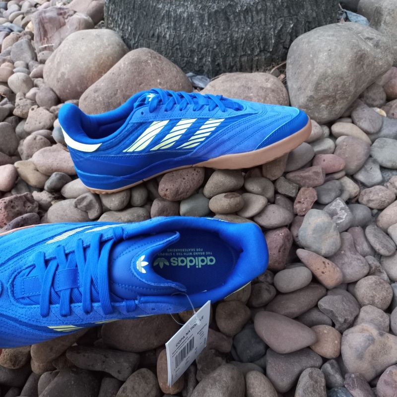 T nis Adidas Skateboarding Copa Nationale Sneaker Skate Azul Neon