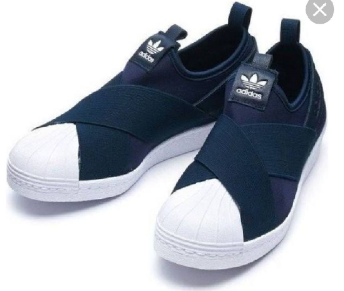 slip on adidas azul