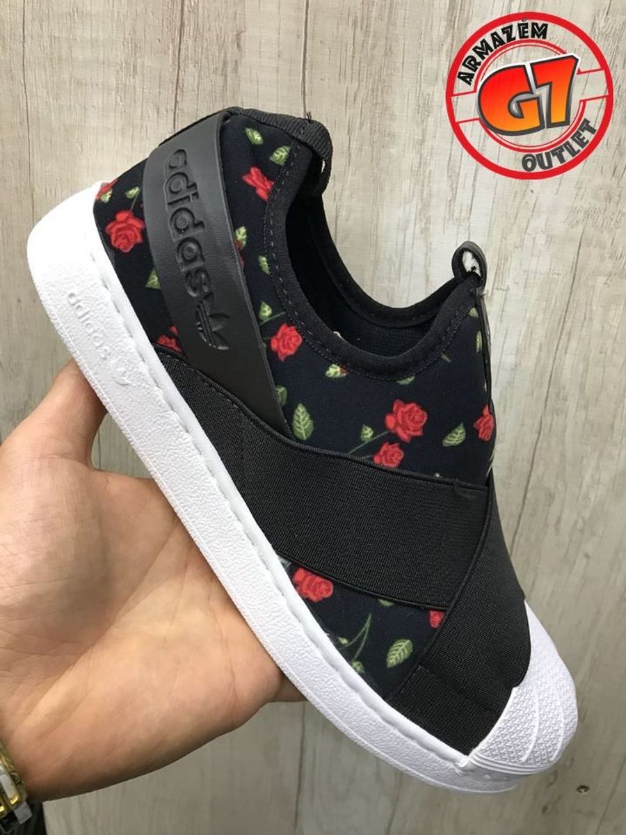 tenis adidas feminino floral