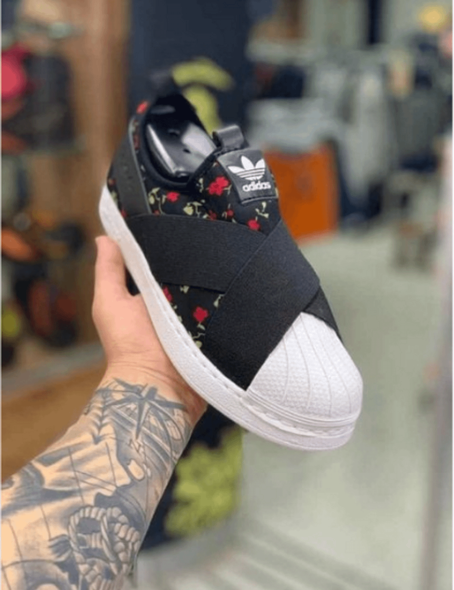 slip on adidas floral