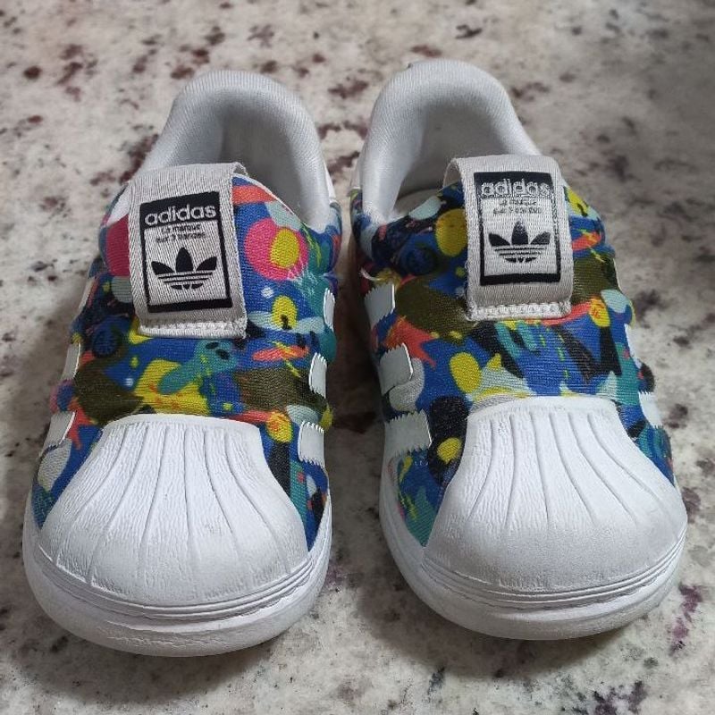 Tenis Adidas Slip On Infantil Calçado Infantil para Meninos Adidas Usado  94873864 enjoei