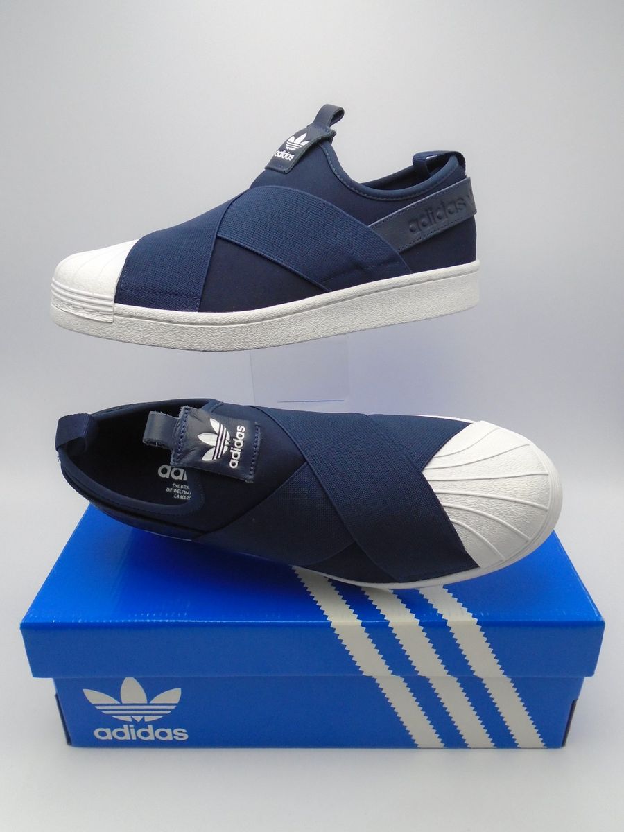 Tênis Adidas Slip-on Superstar Ex4624 - Us8.0 Br38 100%original, S/uso ...
