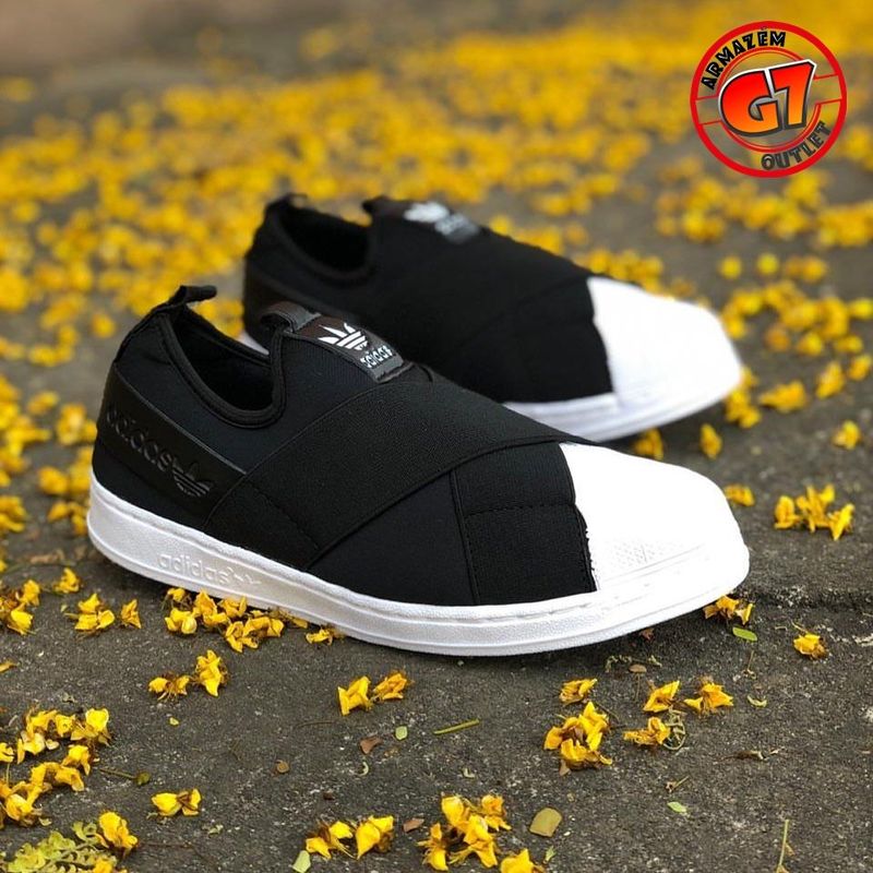 Tênis Slip-On Superstar - Preto adidas