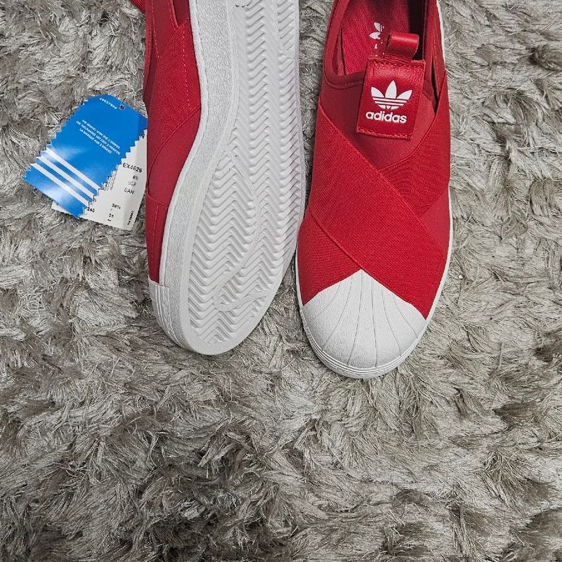 Tenis Adidas Slip On Vermelho Adidas Usado 104822452 enjoei