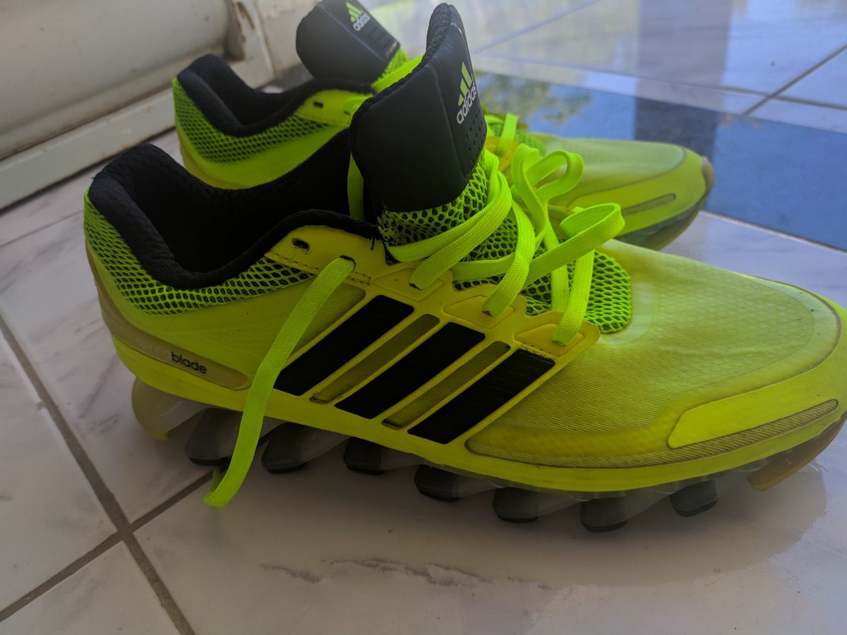 Tênis adidas springblade verde hot sale limão