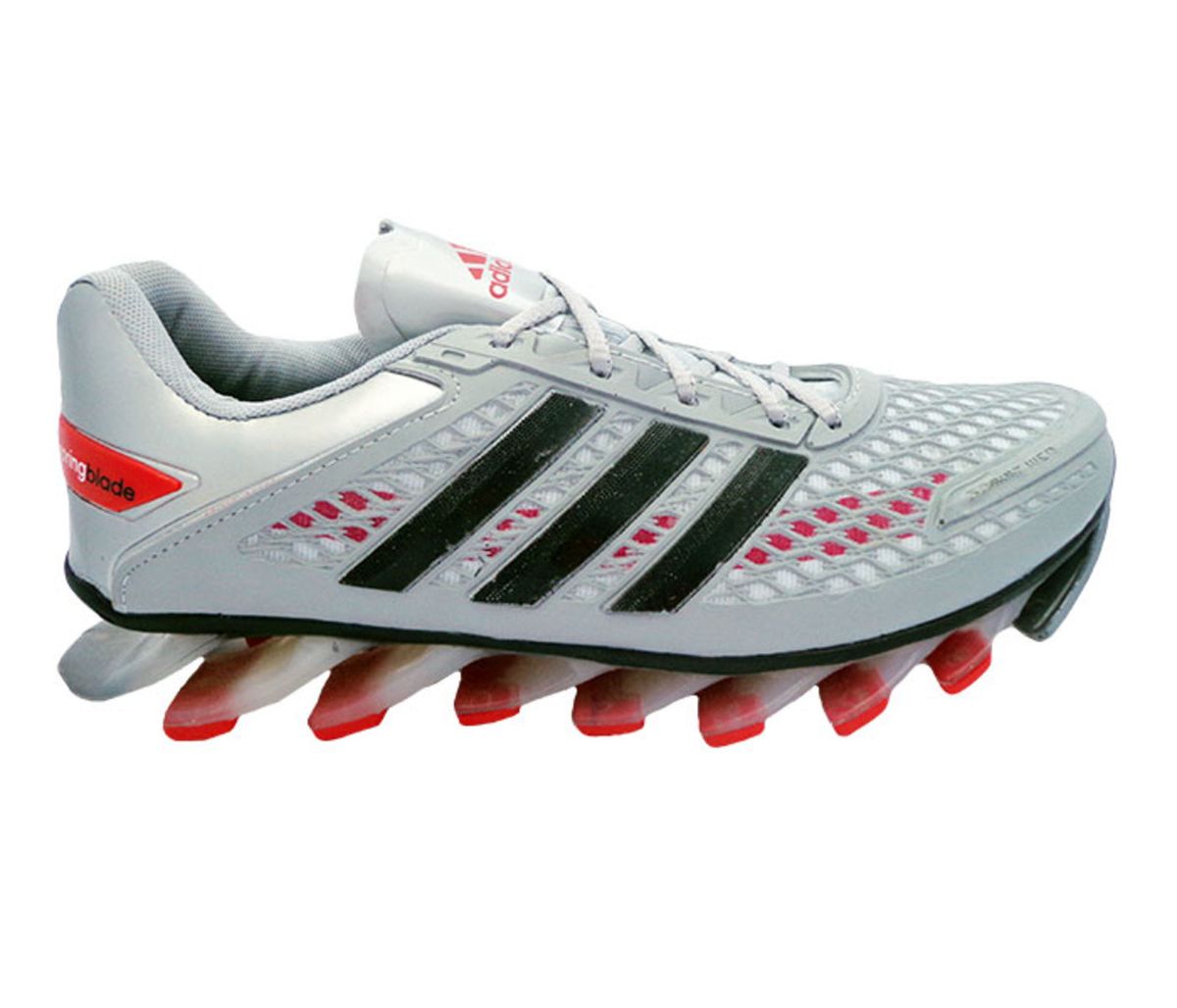 T nis Adidas Springblade Razor Prata e Vermelho T nis Masculino Adidas Nunca Usado 1279096 enjoei